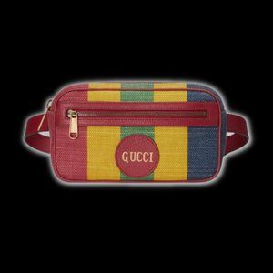 GUCCI BAIADERA CANVAS BELT BAG